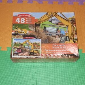 Melissa & Doug Construction Adventure Puzzle - 48 Pieces, NEW IN PLASTIC